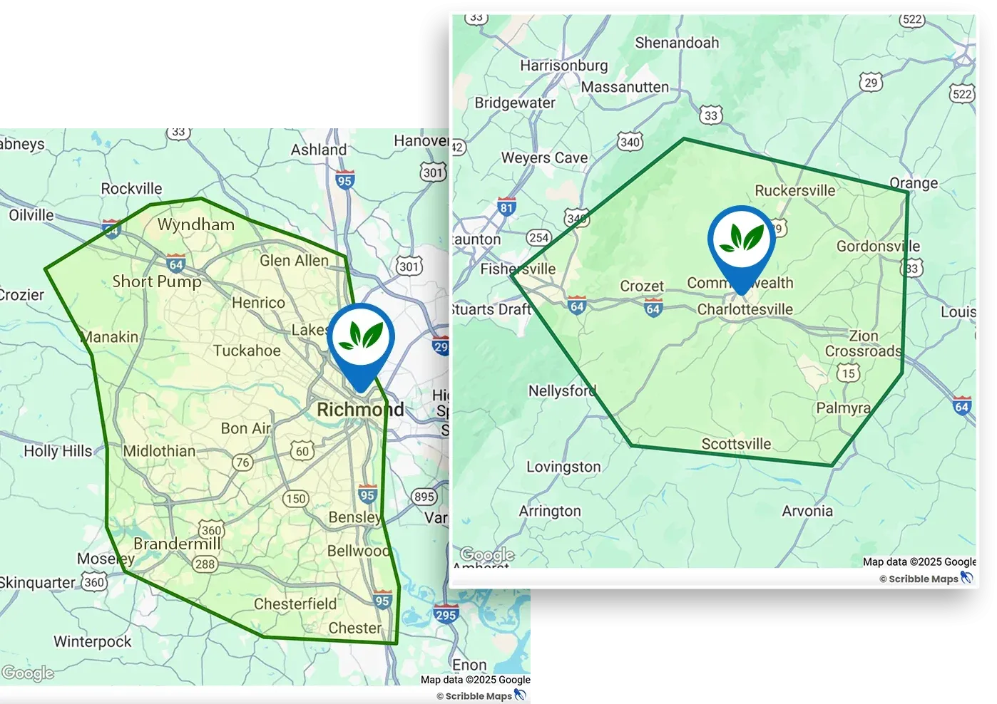 turf-hd-charlottesville-va-richmond-va-service-area-map